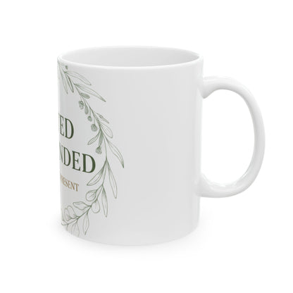 11oz Ceramic Mug, Rooted Grounded, Family Gift, Friend Gift