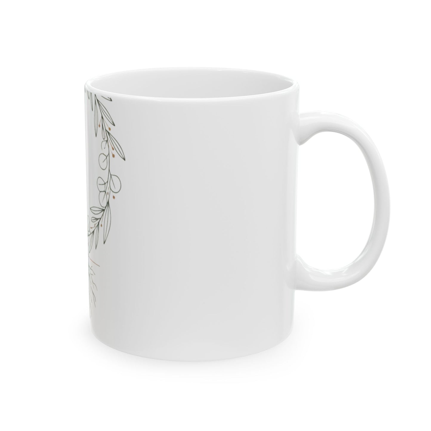 11oz Ceramic Mug, Rooted Grounded, Family Gift, Friend Gift