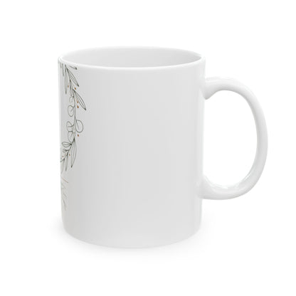 11oz Ceramic Mug, Rooted Grounded, Family Gift, Friend Gift