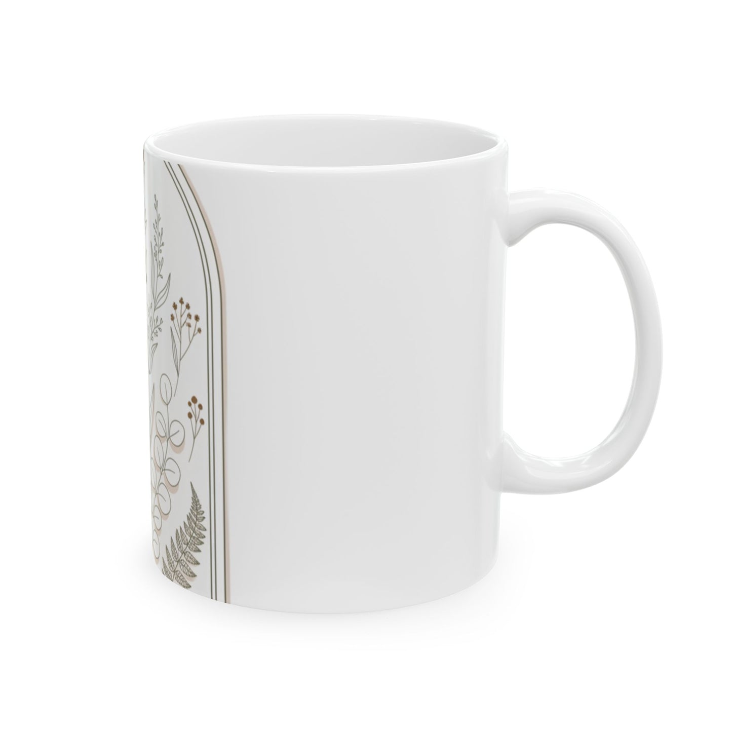 11oz Ceramic Mug, Greenhouse Window, Family Gift, Friend Gift