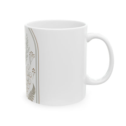 11oz Ceramic Mug, Greenhouse Window, Family Gift, Friend Gift