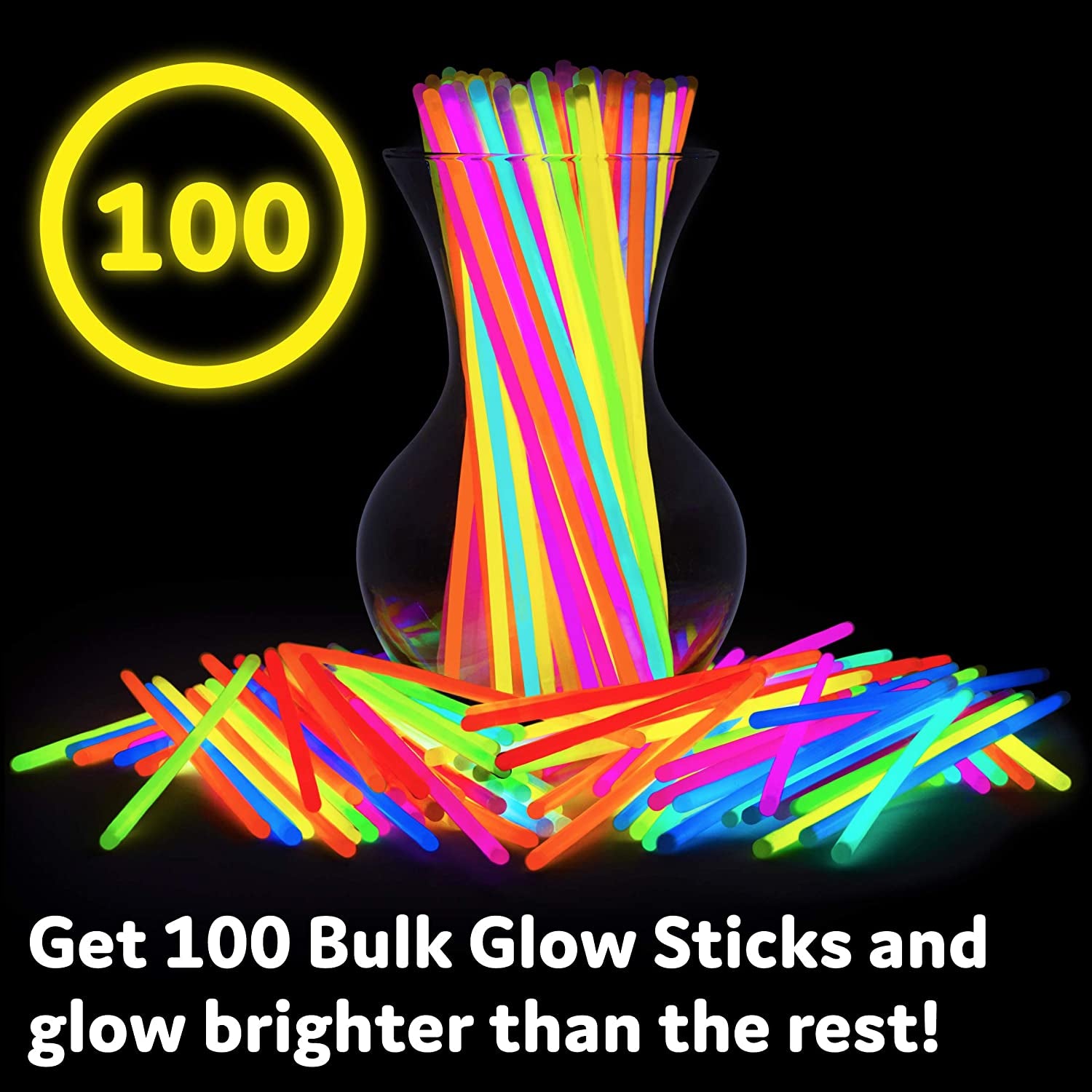 1,000 Pack Glow Sticks Party