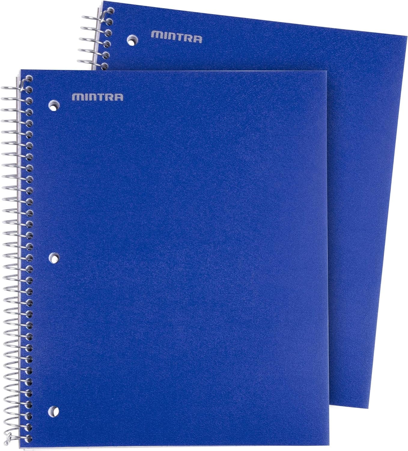 Office Durable Spiral Notebooks, 3 Subject (Ateal, Purple, White, College Ruled 3Pk)