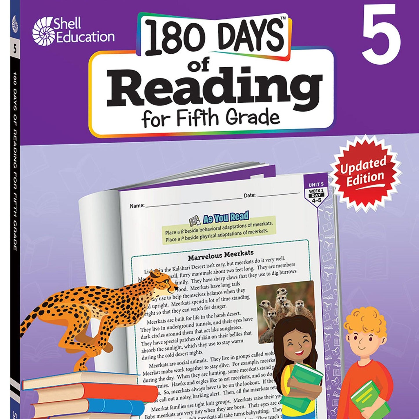 180 Days of Reading 2nd Edition, Grade 5 - Loomini