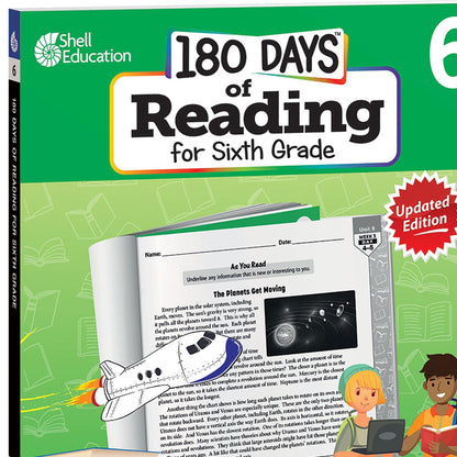 180 Days of Reading 2nd Edition, Grade 6 - Loomini