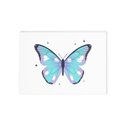 Holographic Gradient Butterfly | Holiday Greeting Card + Postcard | Valentine & Galentine Gift | Y2K Aesthetic