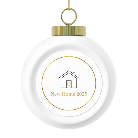 Ceramic Christmas Ornament – New Home 2025