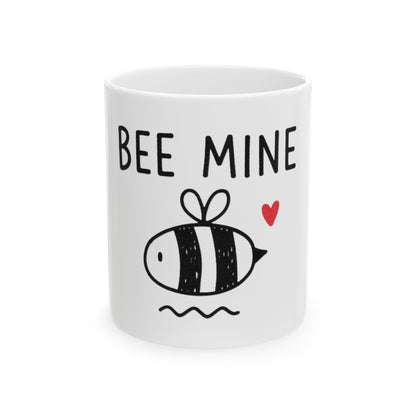 11oz Ceramic Mug, Bee Mine, Family Gift, Friend Gift
