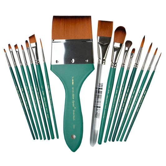 Crystal Must Haves Brush Set, 16 Brushes