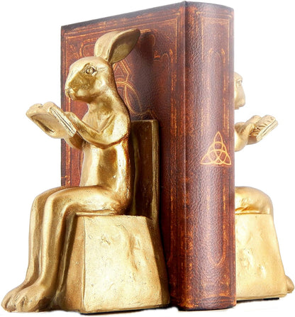 22883 Rabbit Bookends Studious Reading Bunny 7 Inch