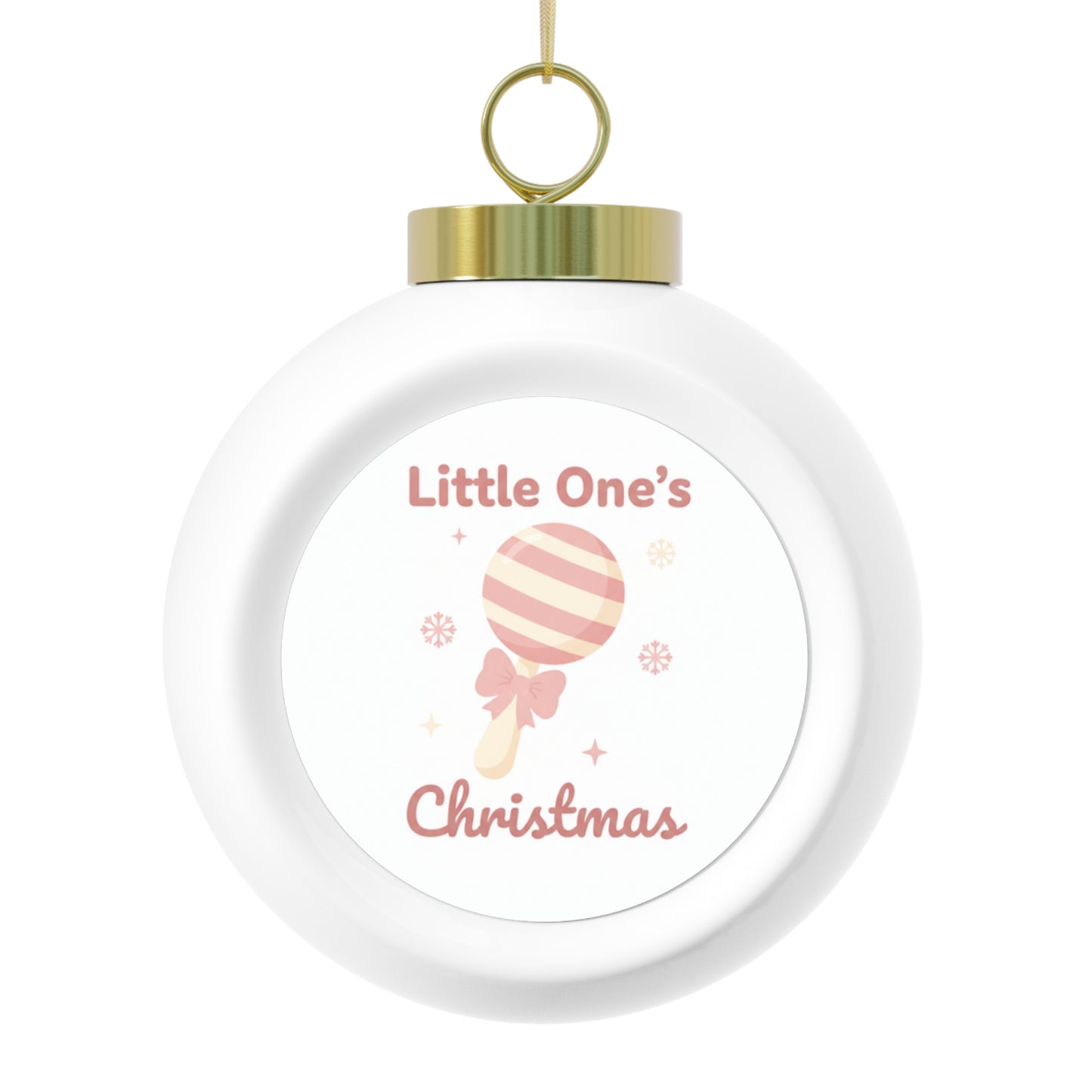 Christmas Ball Ornament - Little One's Christmas Keepsake