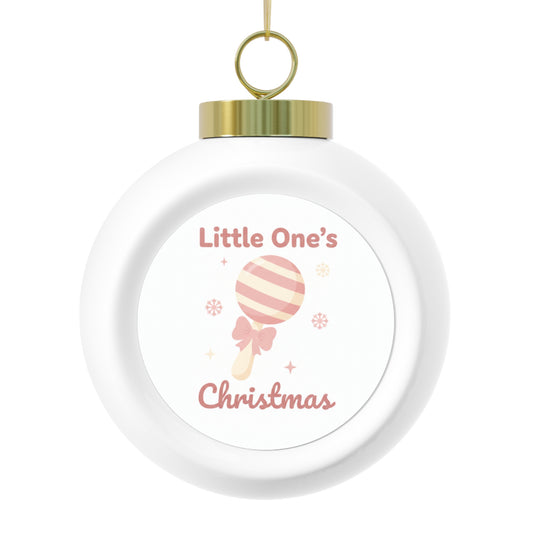 Christmas Ball Ornament - Little One's Christmas Keepsake