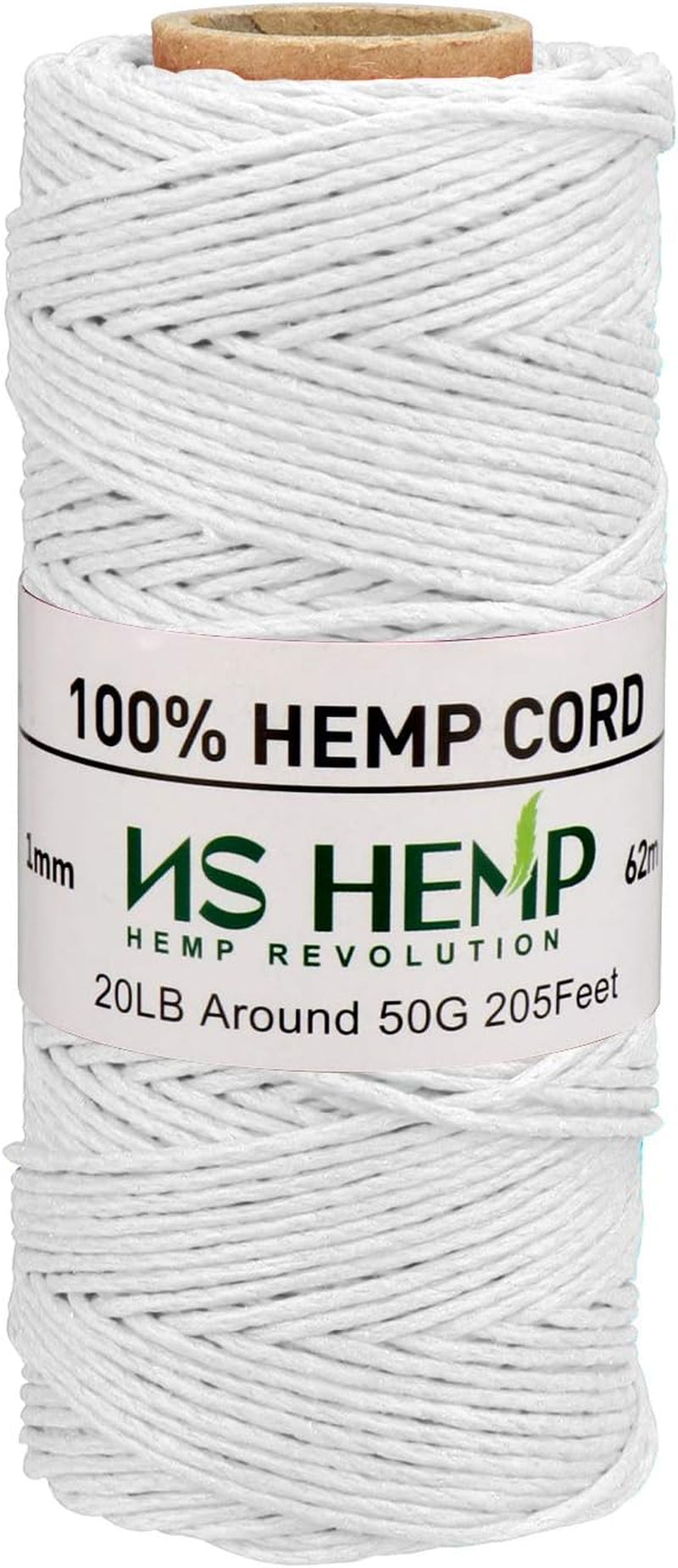 [] 100% Hemp String for Crafts, 205 Feet 1Mm Macrame Cord, Gardening, Craft String, Art. (011 Orange)