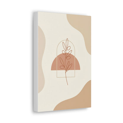 Classic Canvas - Botanical Line Art - Full Bleed Art