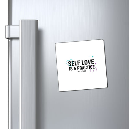 Self Love Gradient Affirmation | Aesthetic Sublimation Magnet Set | Galentine’s & Teen Dorm Gift | Y2K Gen Z Vibes