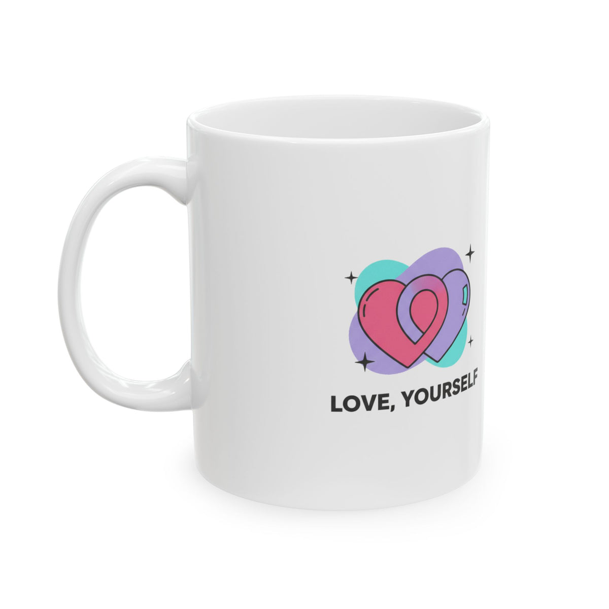 Modern Mature Romance Quote | 11oz Ceramic Coffee Mug for Couples | Valentine & Galentine Gift | Minimalist Aesthetic