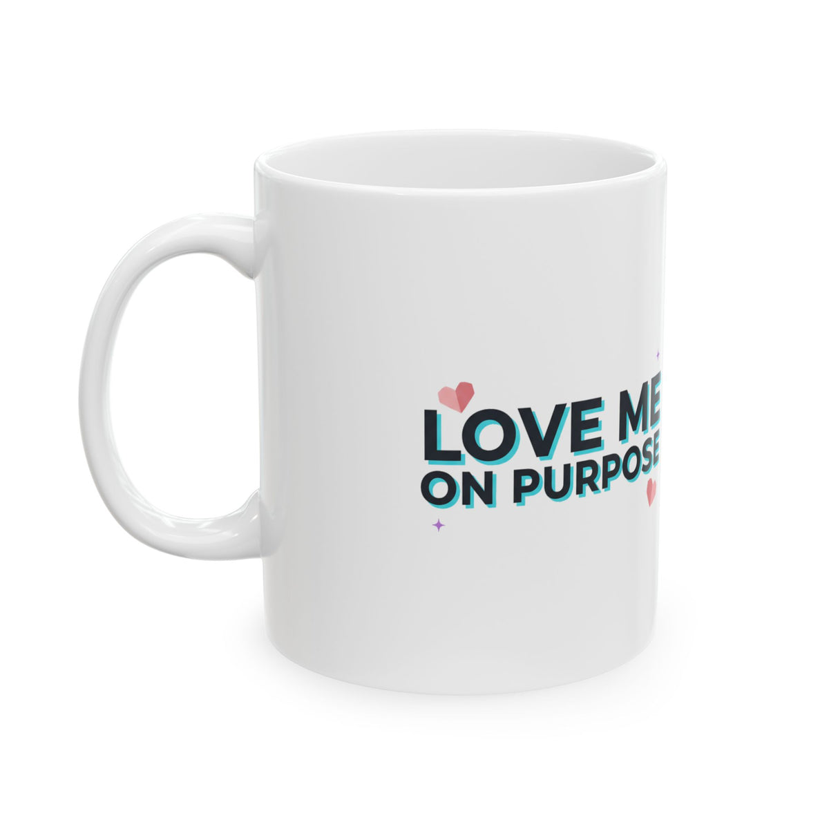 Self Love Gradient Quote | 11oz Ceramic Coffee Mug for Daily Motivation | Galentine’s & Self-Care Gift | Modern Y2K Aesthetic