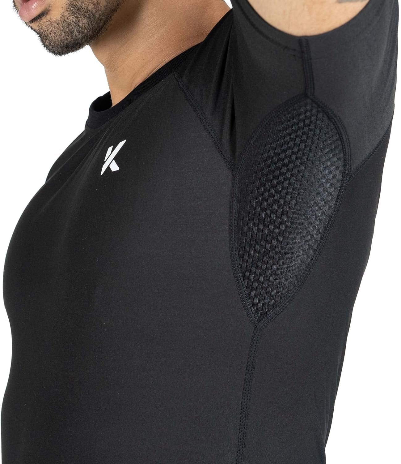 Men'S Sauna Suit Shirt - Heat Trapping Sweat Compression Vest, Shapewear Top, Gym Exercise Versatile Shaper Jacket
