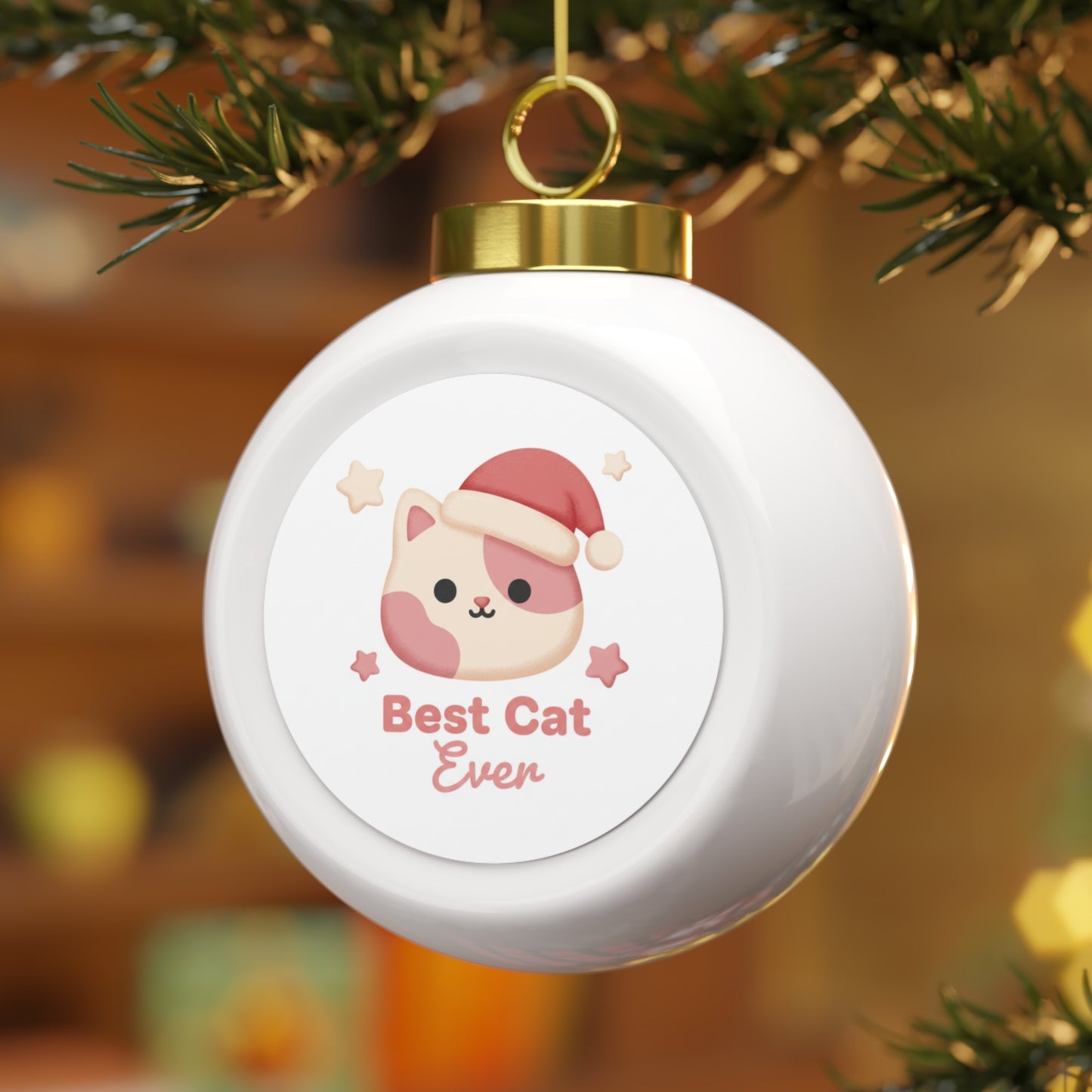 Christmas Ball Ornament — Best Cat Ever