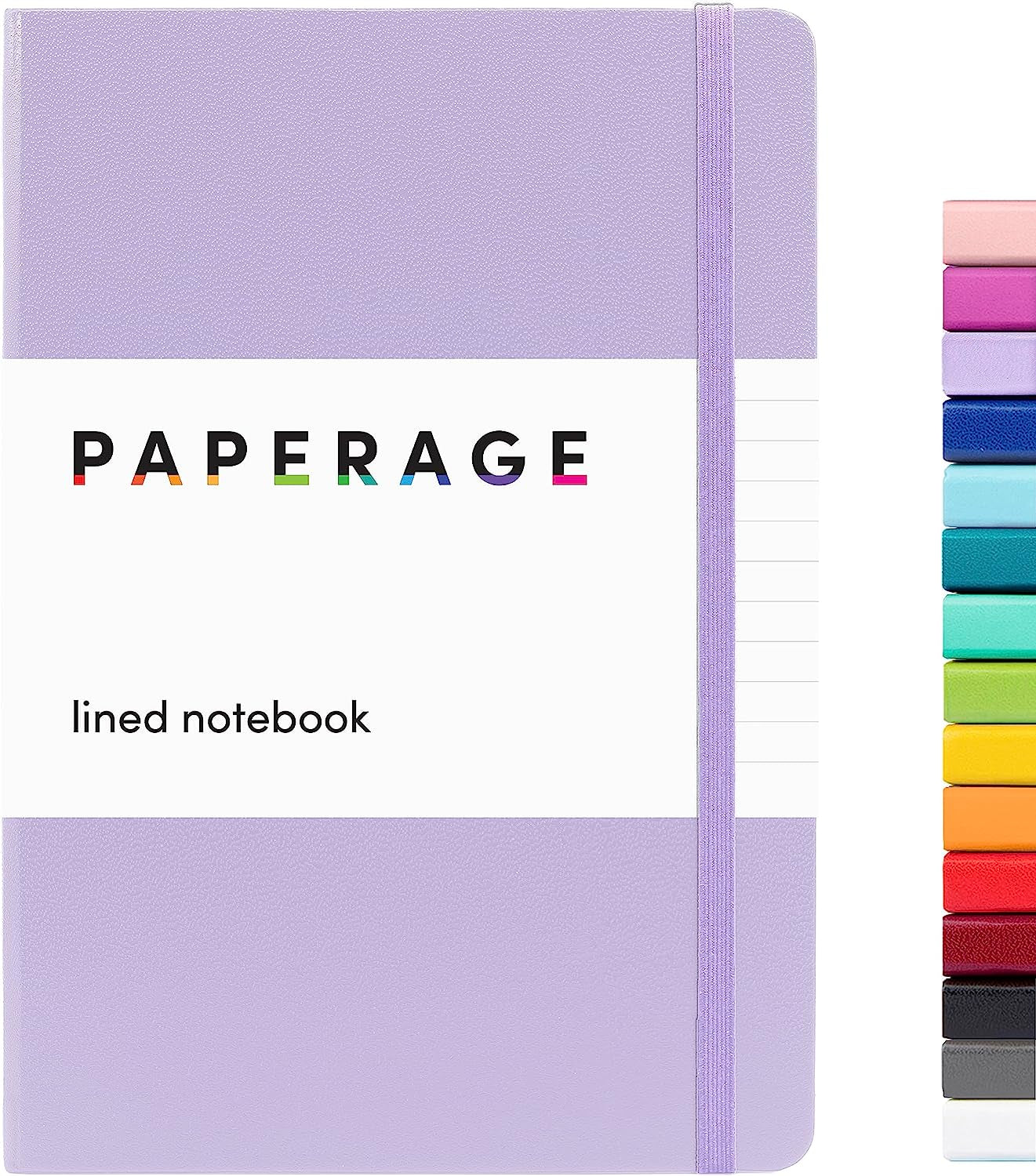 Lined Journal Notebook, (Lavender), 160 Pages, Medium 5.7 Inches X 8 Inches - 100 Gsm Thick Paper, Hardcover