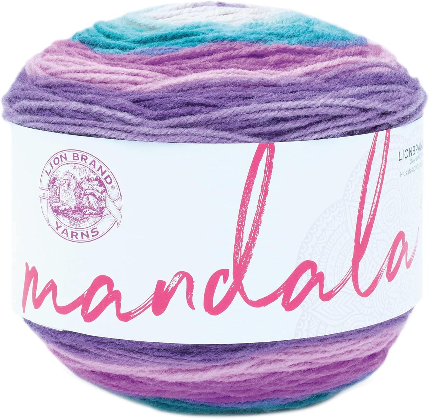 Mandala Yarn, Multicolor Yarn for Crocheting and Knitting, Craft Yarn, 1-Pack, Cupid