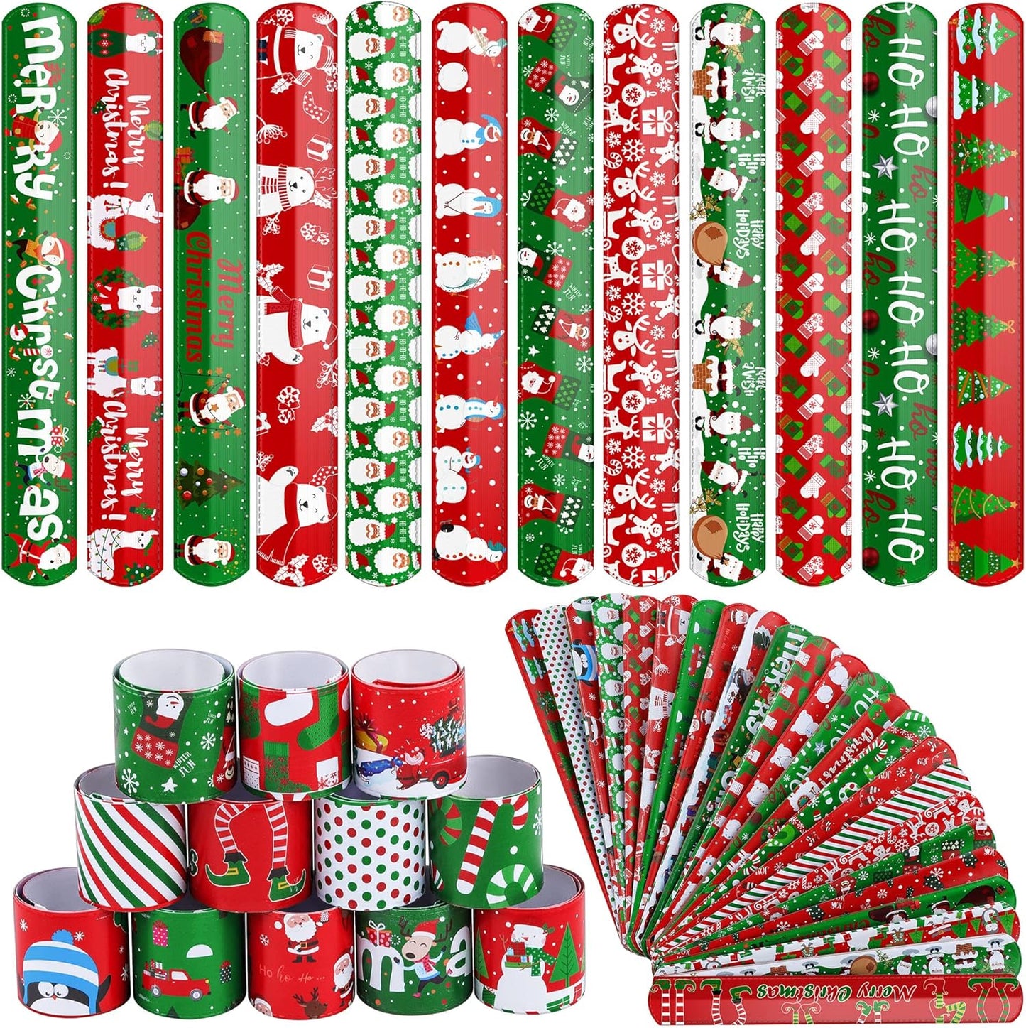 48 Pieces Snap Bracelets Wristbands with Baseball Elements Sport Slap Bracelets for Baseball Party Favors Classroom Prizes Birthday Gifts, Baseball Theme