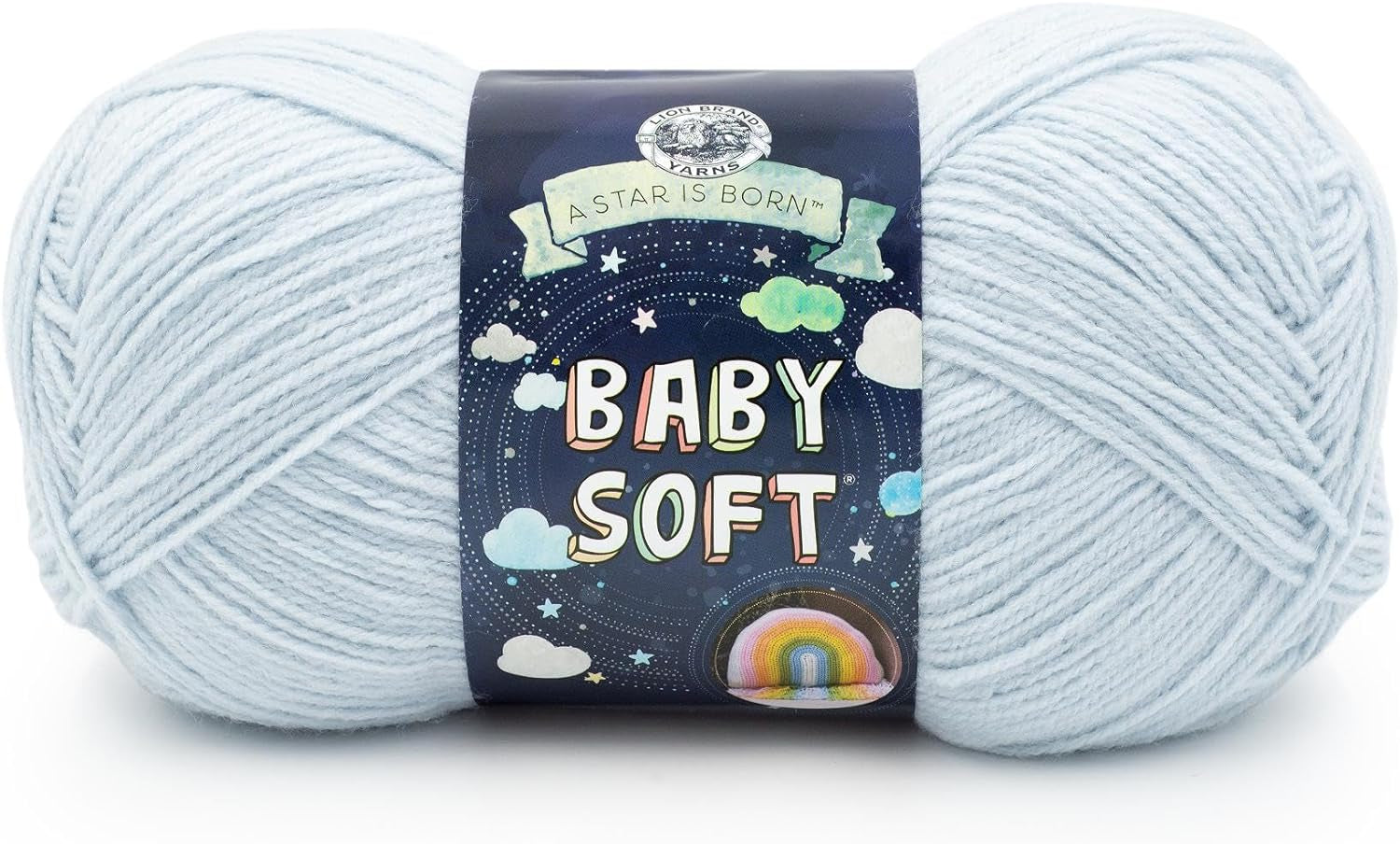 (1 Skein) Babysoft Baby Yarn Yarn, White