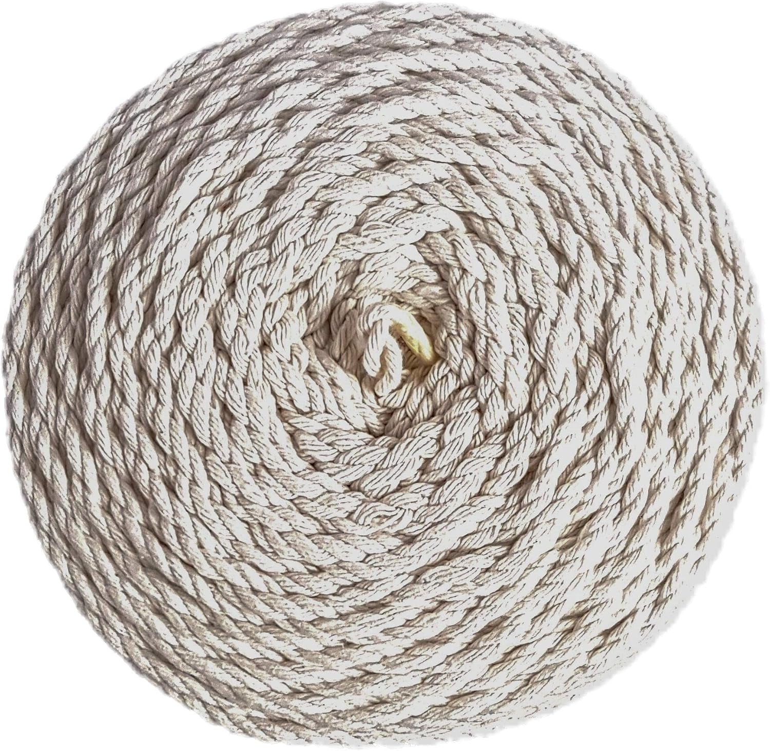 Macrame Cord 4 Mm * 284 Yd (853 Feet) - 3PLY Cotton Rope for Macrame Dream Catcher, Wall Hanging, Plant Hanger, Gift Wrapping and Wedding Decorations