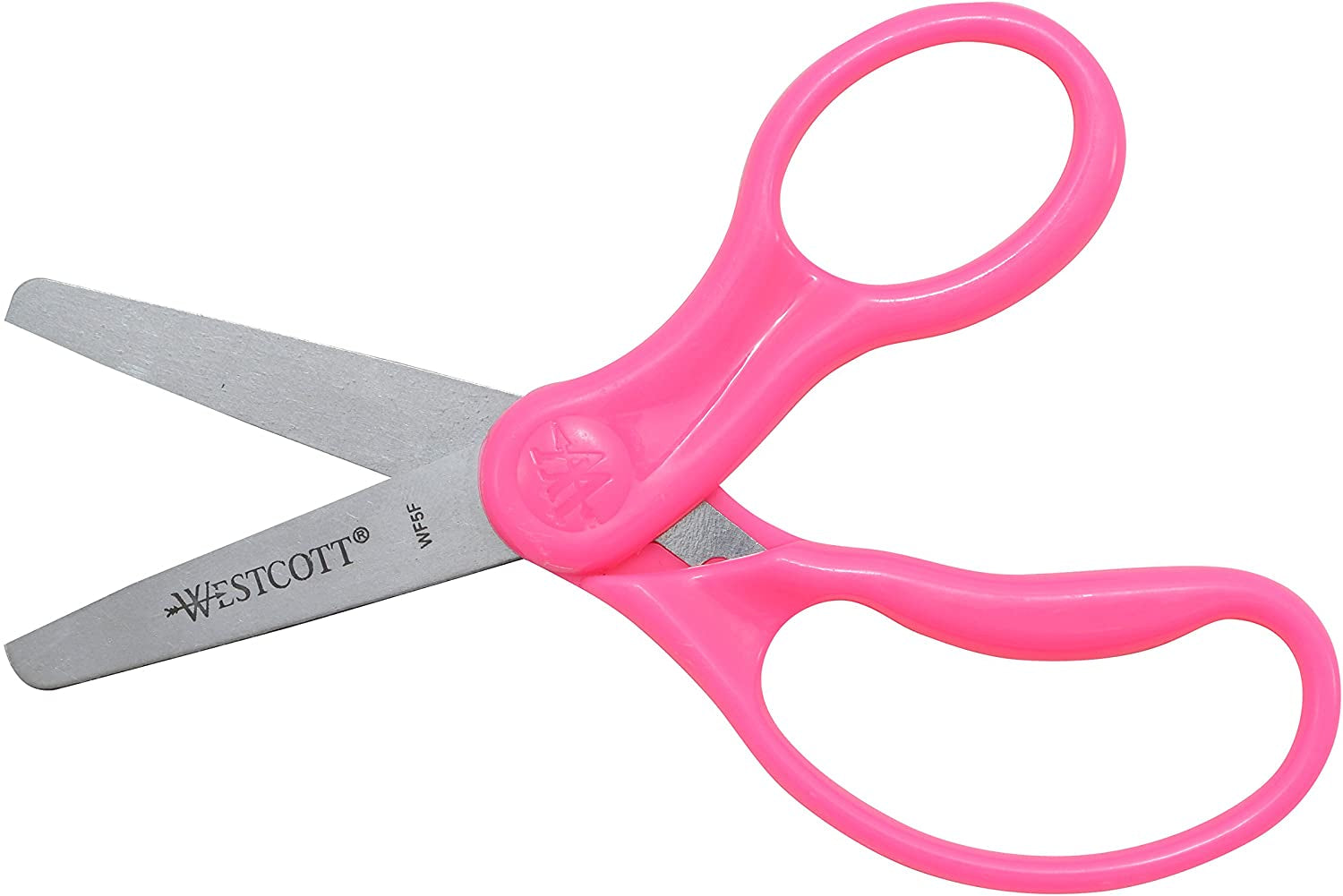 13168 Right- and Left-Handed Scissors, Kids' Scissors, Ages 4-8, 5-Inch Blunt Tip, Assorted, 2 Count (Pack of 1)