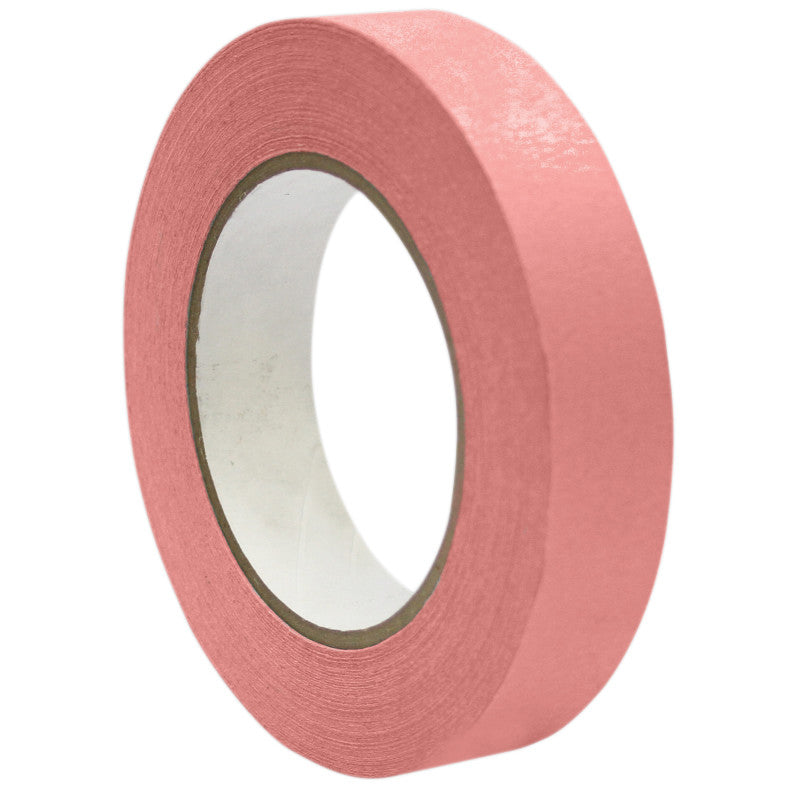 Premium Grade Masking Tape, 1" x 55 yds, Pink