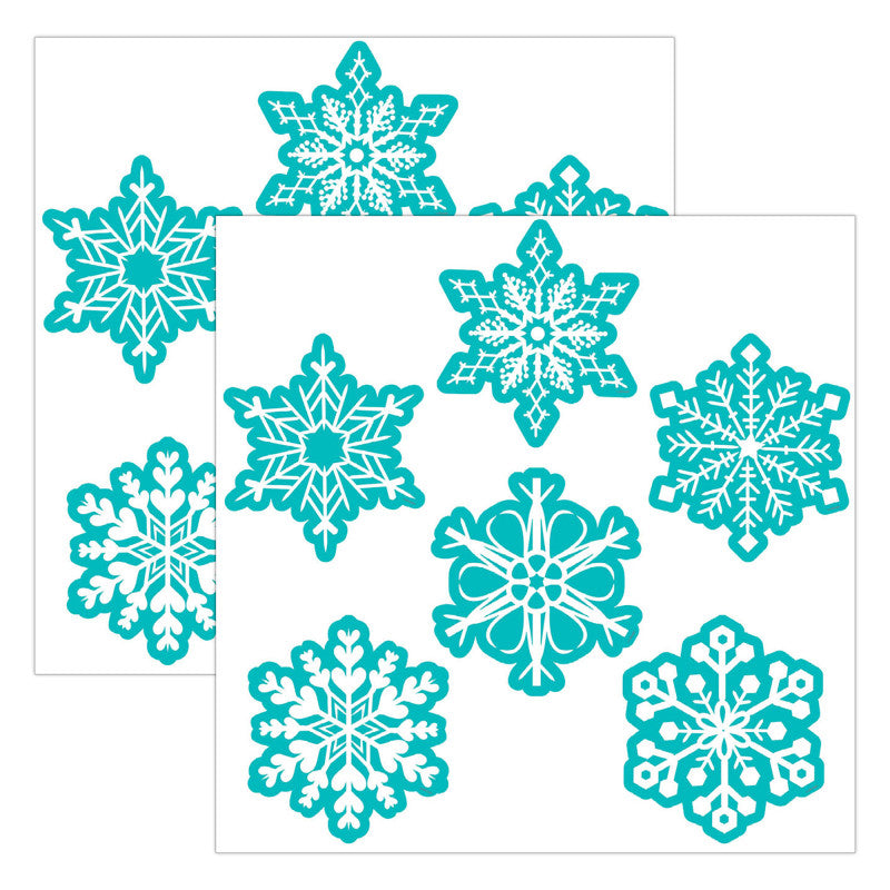 Snowflakes 6" Designer Cut-Outs, 36 Per Pack, 2 Packs