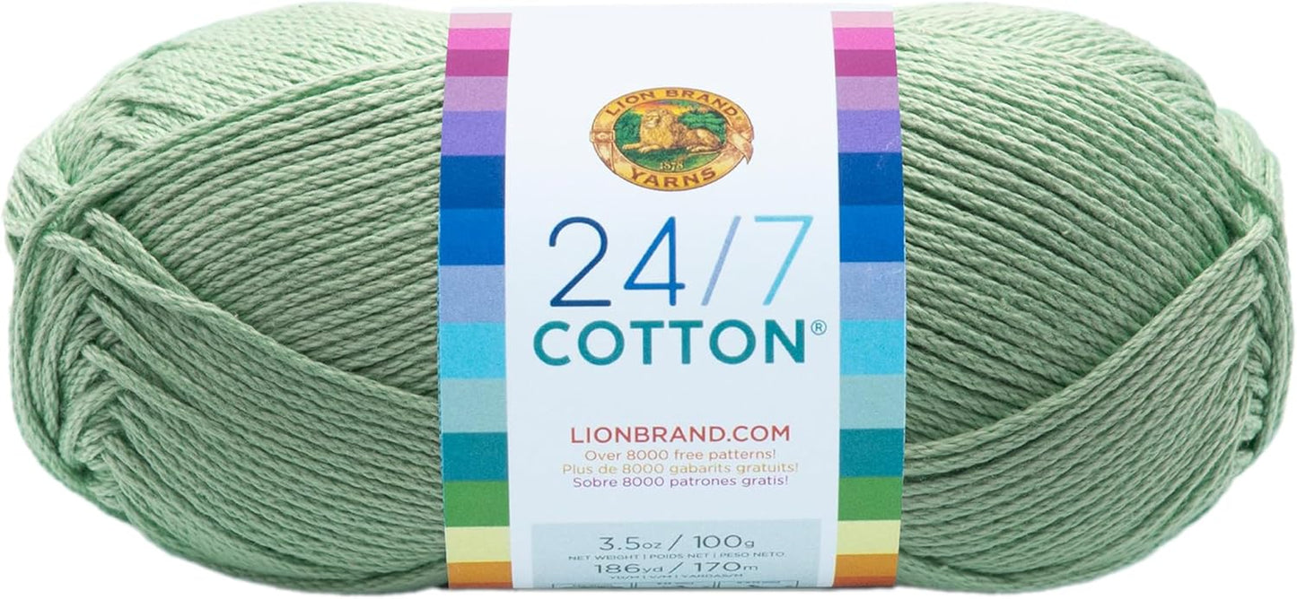 (1 Skein) 24/7 Cotton® Yarn, White