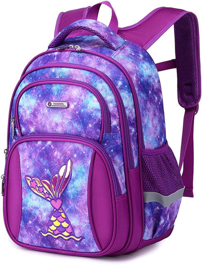 Backpack for Girls Boys School Bookbags Kindergarten Elementary Lightweight Waterproof Multifunctional Large Capacity for Backpack (16 Inch Fun Prints)