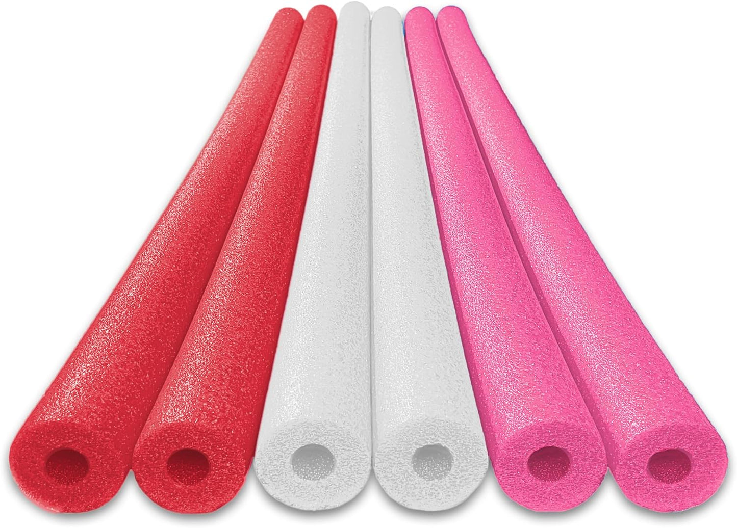 Deluxe Foam Pool Swim Noodles - 6 Pack