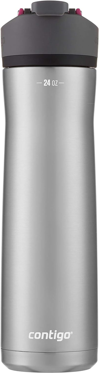 Cortland Chill 2.0 Stainless Steel Vacuum-Insulated Water Bottle with Spill-Proof Lid