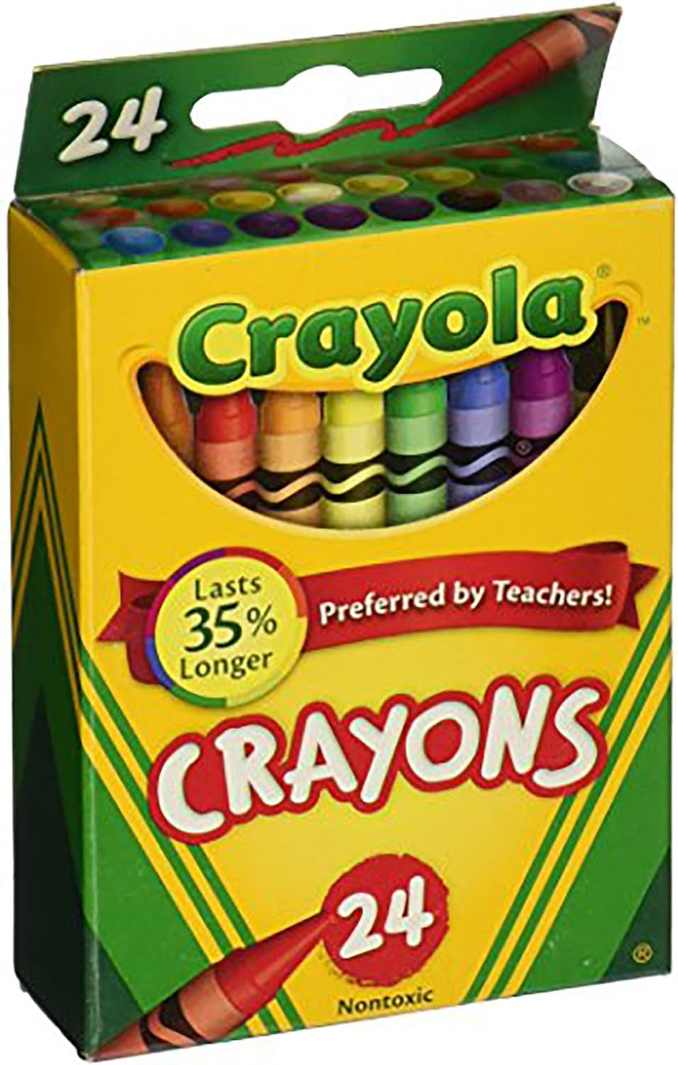 (R) Assorted Color Crayon Set, 24-Count Box