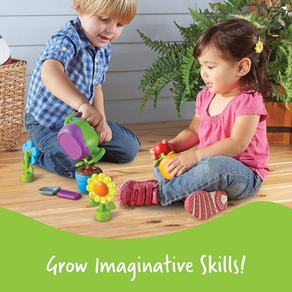 New Sprouts Grow It! Toddler Gardening Set - 9 Pieces, Ages 2+ Toddler Learning Toys, Garden Toys for Kids, Spring and Easter Toys for Boys and Girls