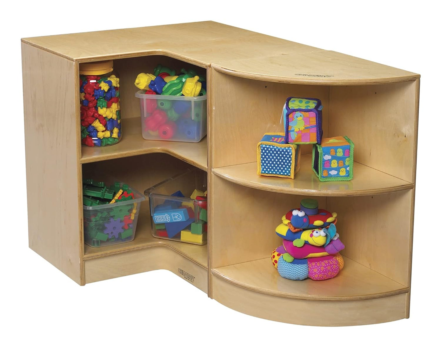 Toddler outside Corner Unit, 14-1/4 X 14-1/4 X 24 Inches