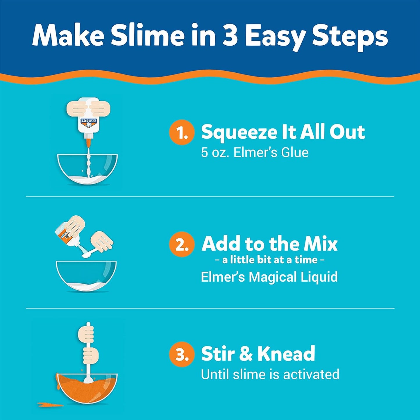 Elmer’S All-Star Slime Kit, Includes Liquid Glue, Slime Activator, and Premade Slime, 9 Count