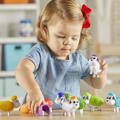 Snap-N-Learn Counting Sheep - 20 Pieces, Ages 18+ Months Toddler Learning Toys, Counting and Sorting Toys, Farm Animals Toys for Kids