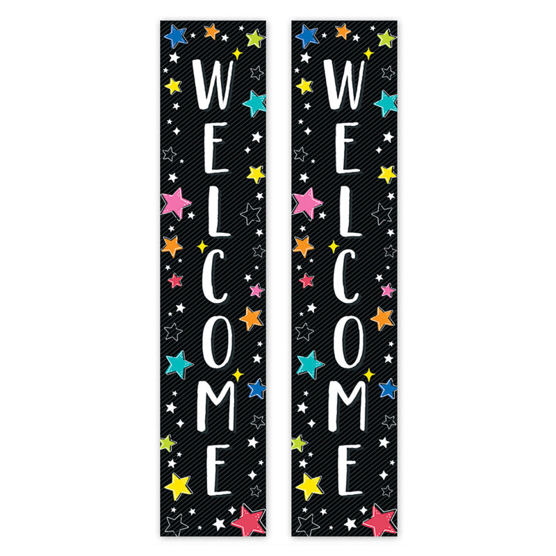 Star Bright Welcome Banner, 8" x 39", Pack of 2