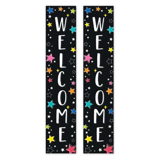 Star Bright Welcome Banner, 8" x 39", Pack of 2