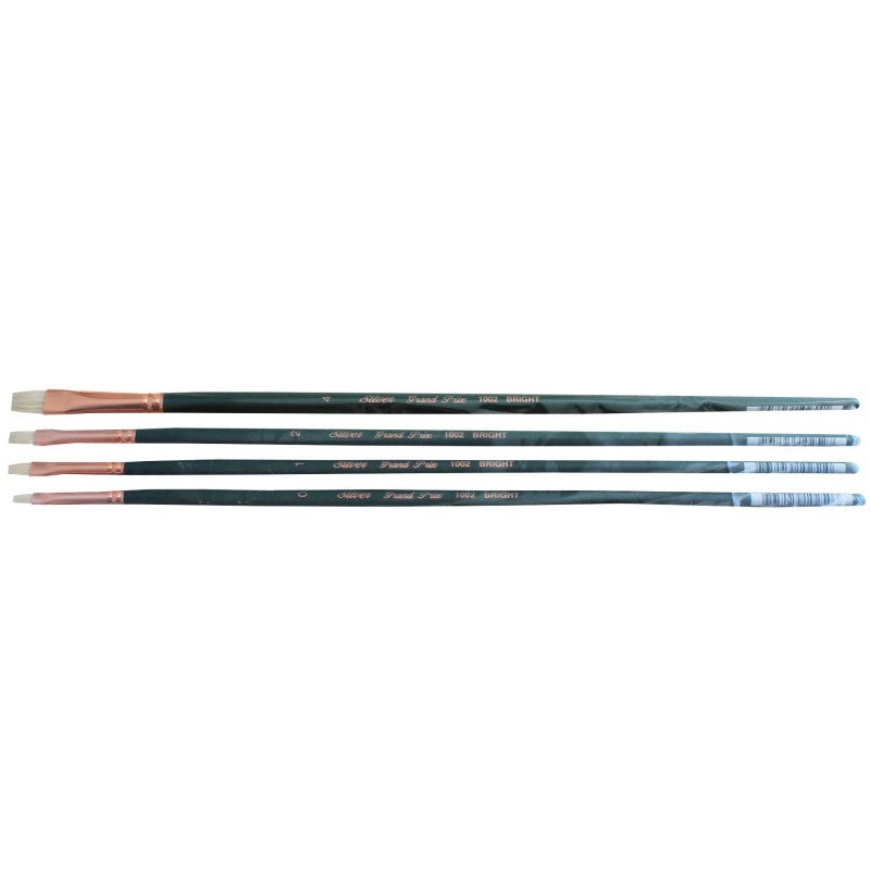 Grand Prix Small Brights, 4 Brushes