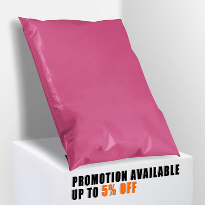 Hot Pink Poly Mailers 6 x 9 Peel and Seal Poly Shipping Bags for Small Business