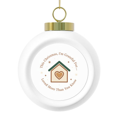 Ceramic Christmas Ornament - Loved More Than You Know