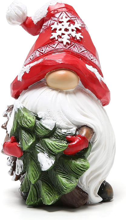 Christmas Resin Gnomes Handmade Christmas Resin Gnomes Holiday Present, Winter Table Christmas Tree Christmas Decorations Indoor and Display on Mantel or Window Sill