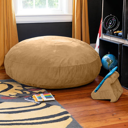 Cocoon 4 Foot Bean Bag Chair, Camel