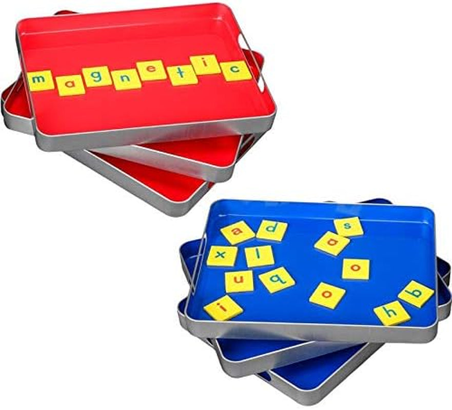 Ezread Magnetic Foam Lowercase Letter Tiles - 52 Tiles, 1 3/8" Squares | Ages 4-9, Grade K-3, Alphabet for Kids, Literacy Activity, Educational, Word Building, Classroom Must Haves