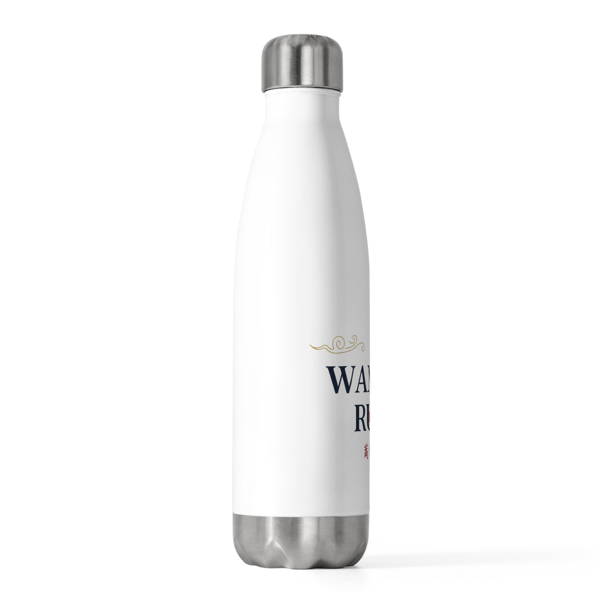 Wan Shi Seal Greeting | 20oz Insulated Stainless Steel Tumbler Bottle | Lunar New Year Family & Friend Gift | Red Gold Festive
