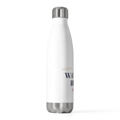 Wan Shi Seal Greeting | 20oz Insulated Stainless Steel Tumbler Bottle | Lunar New Year Family & Friend Gift | Red Gold Festive